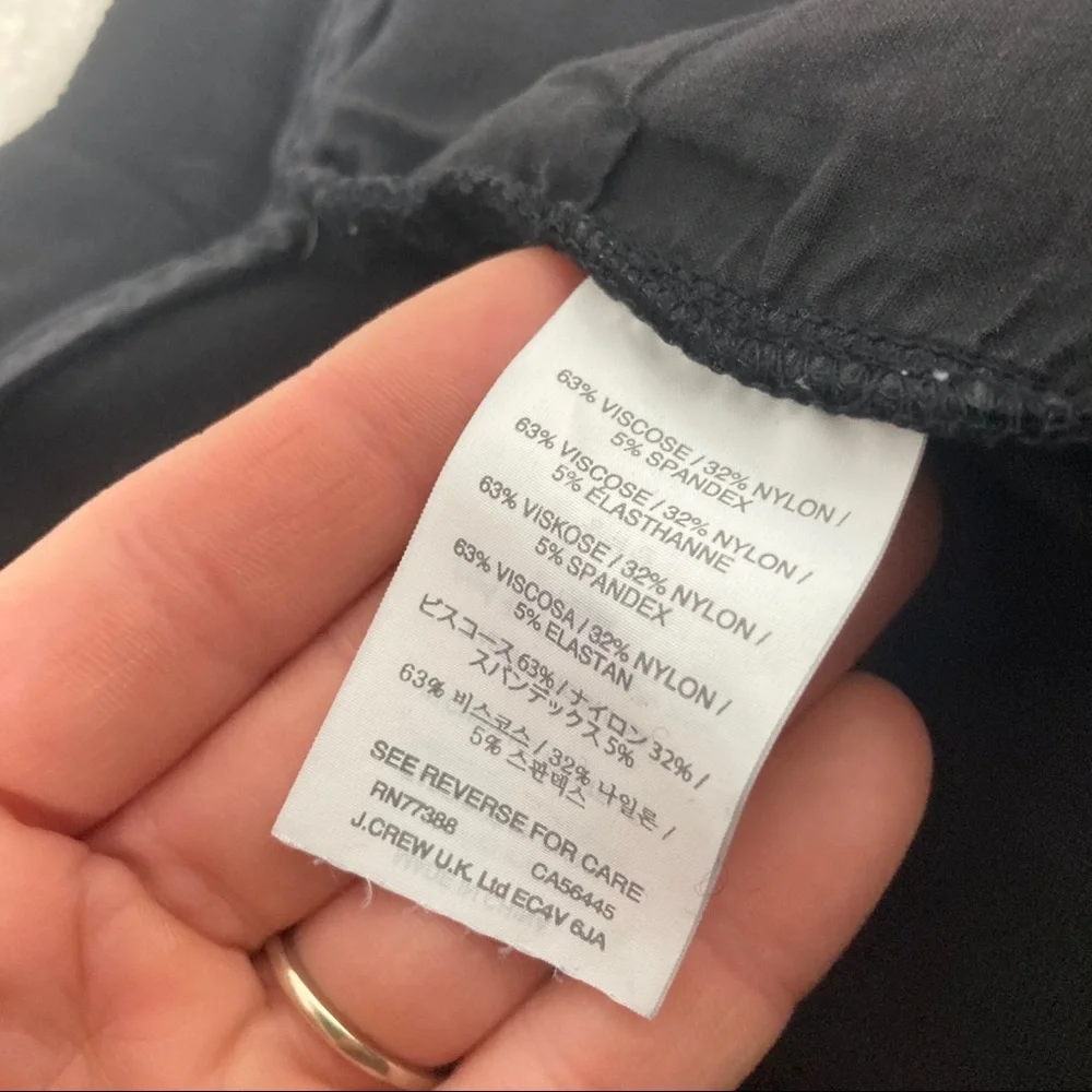 J. Crew Black Dress Pant 4S